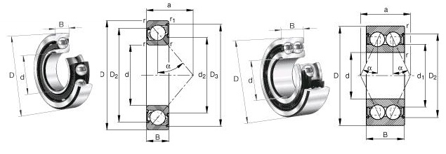 SKF  * 3211 A-2RS1 